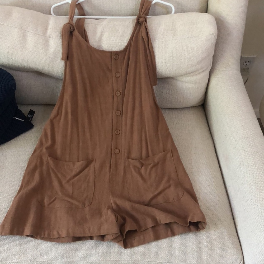 Button Up Romper - Picture 2 of 5